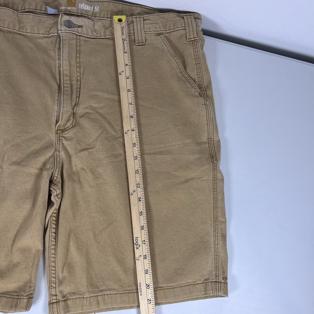 Carhartt Relaxed Fit Rugged Flex Canvas Work Shorts Mens 42 Workwear 102514-918 - Picture 5 of 10